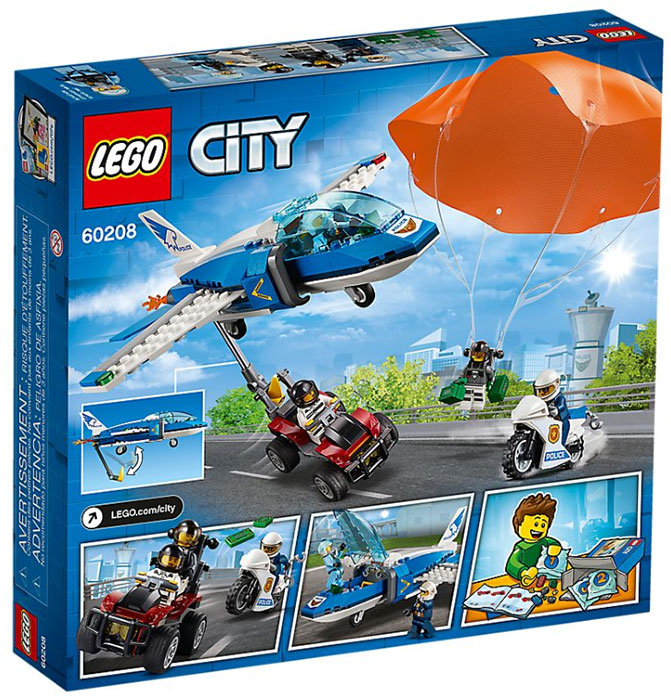 LEGO® City Kocke Policajci hapse lopove padobrance 60208 - pogled 4