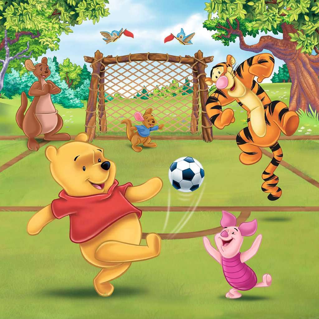 Puzzle slagalice za decu 3x49 delova Disney Winnie the Pooh Ravensburger 05187 - pogled 4