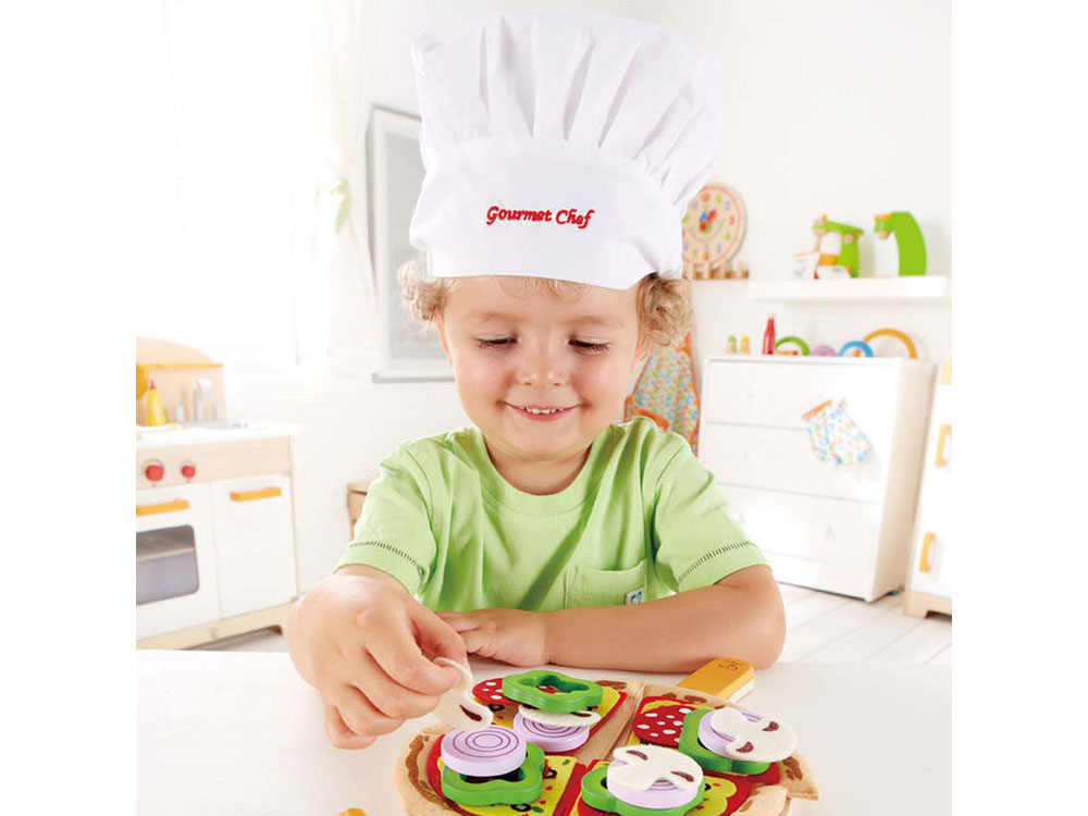 Drvena igračka Pizza set - pogled 4