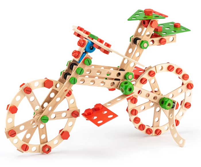 WOODY Drveni set sa alatom 340 delova Inženjer 90893 - pogled 4