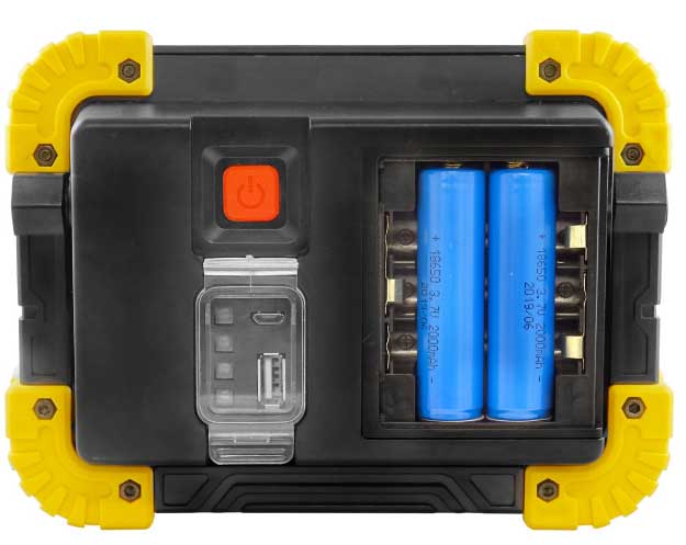 Prenosni LED reflektor sa punjivom baterijom 2x10W 2Ah LRF3389 - pogled 4