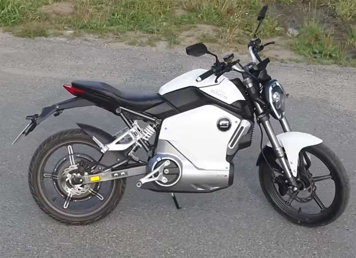 Električni Motocikl - Skuter Super Soco TS1200R White - pogled 4
