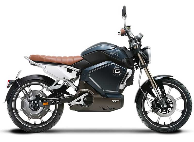 Električni Motocikl - Skuter Super Soco TC Blue - pogled 4