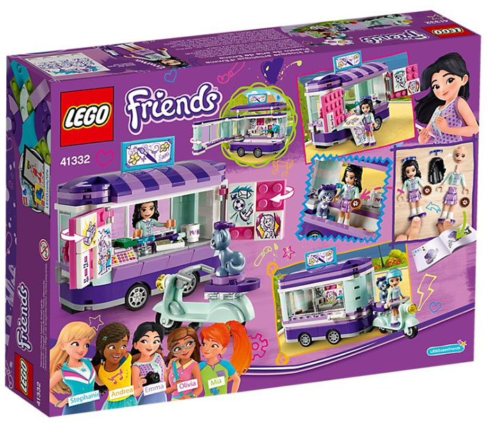 LEGO® FRIENDS Kocke - Emin umetnički štand 41332 - pogled 4