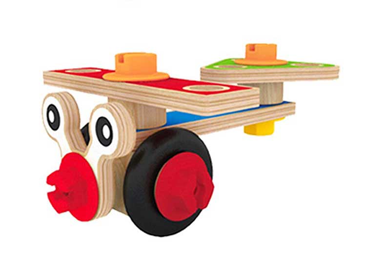 Drvena igračka Konstruktor set Uradi sam - pogled 4