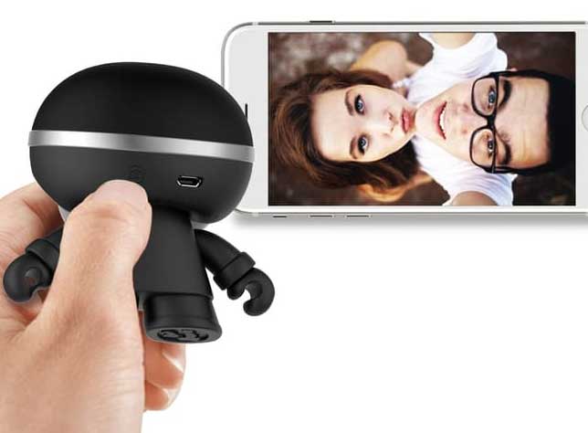 Bluetooth zvučnik Xoopar Mini Xboy Metallic Black - pogled 4