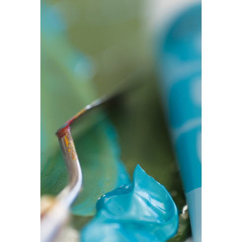 PEBEO Studio Acrylics High Viscosity - Akrilna boja - Opaque Primary Cyan 49 - 100ml 661049 - pogled 4