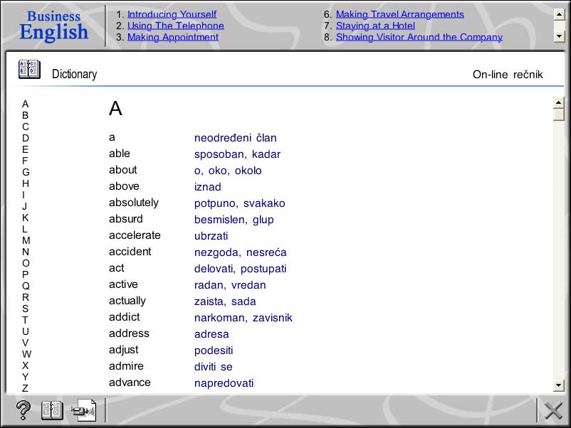 Multimedijalni kurs -  Business English - pogled 4