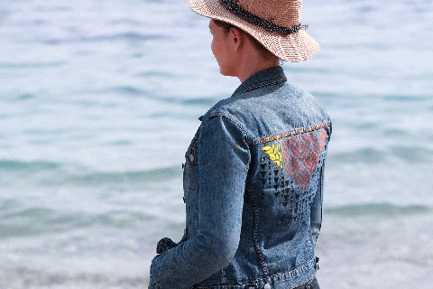 PEBEO Setacolor - Opaque Pearl - Pokrivna boja za tekstil 45ml PEARL BLUE 664781 - pogled 4