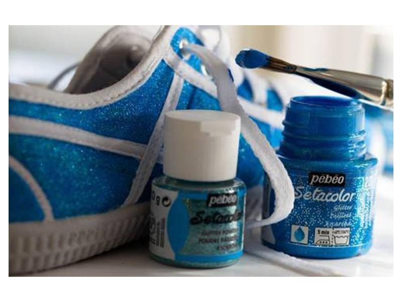 PEBEO Setacolor - Glitter Powder - Šljokice 10gr CRVENA 664950 - pogled 4