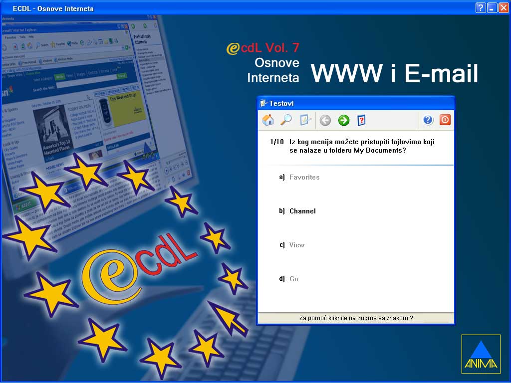 Multimedijalni kurs - Internet - pogled 4
