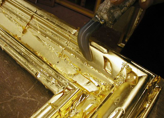 STANDART Zlatni listići LEAFY - Šlag metal 25kom. 613002 - pogled 4