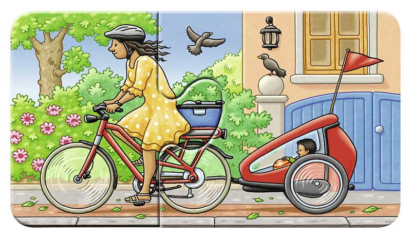 Ravensburger Moj prvi puzzle Vozila 07036 - pogled 4