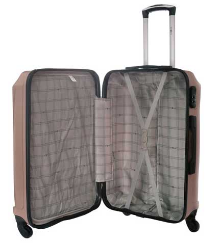 Set ABS kofera Enova Sevilla Champagne 55cm-65cm-75cm 514240 - pogled 4