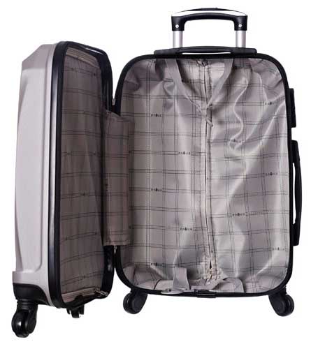 Set ABS kofera Enova Sevilla Siva 55cm-65cm-75cm 514240 - pogled 4