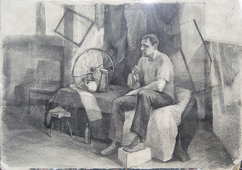 POP ABLE Prirodni ugljen za crtanje - mekani 12kom. 617025 - pogled 4