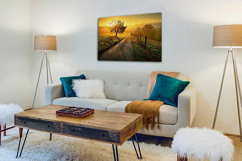 Puzzle slagalica 1000 delova Pejzaž u svitanje Ravensburger 12001445 - pogled 4