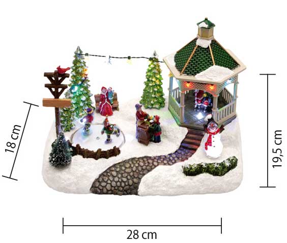 Novogodišnja svetleća LED diorama DRM11 - pogled 4