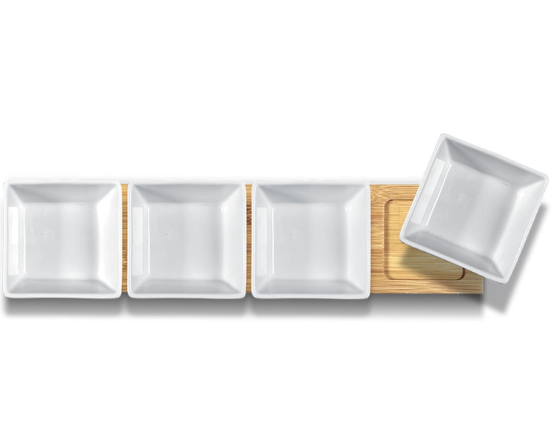 LAMART Set posuda bambus porcelan LT9020 - pogled 4