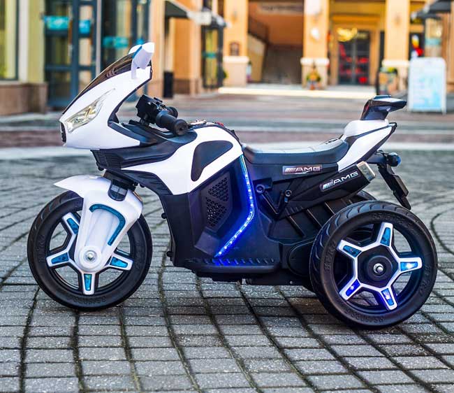 Dečiji motor na akumulator Shadow White - pogled 4