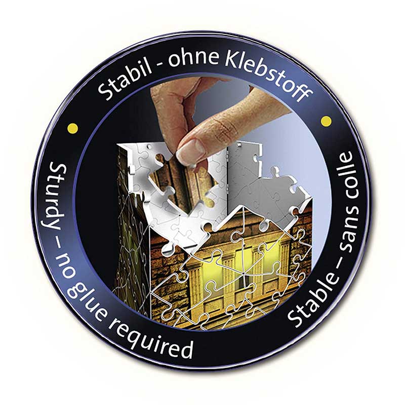 Ravensburger 3D Puzle - Statua slobode sa osvetljenjem 12596 - pogled 4