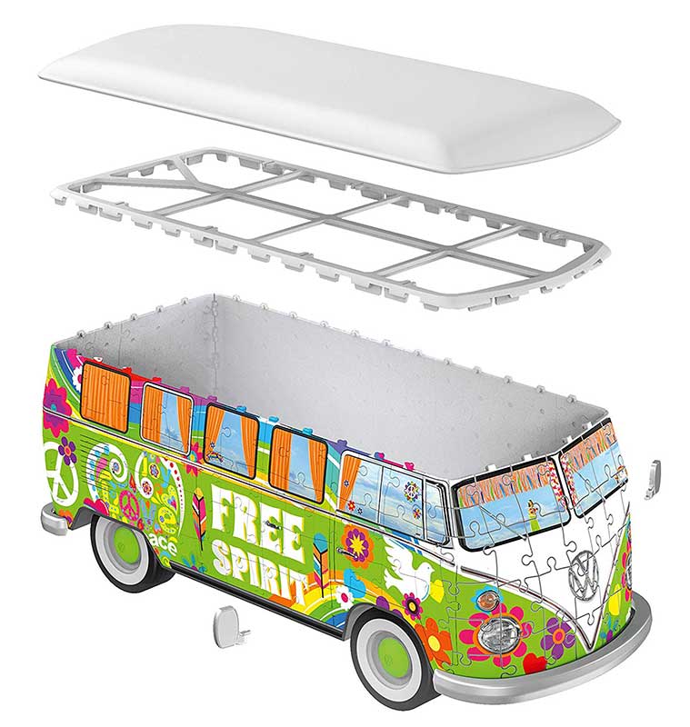 Ravensburger 3D Puzle -  Hipi kombi Volkswagen T1 12532 - pogled 4