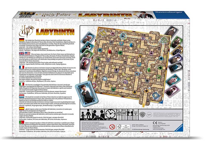 Društvena igra Lavirint Harry Potter Ravensburger 26031 - pogled 4