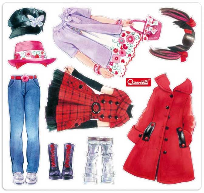 Quercetti Set Obuci Lutku Lisbeth - pogled 4