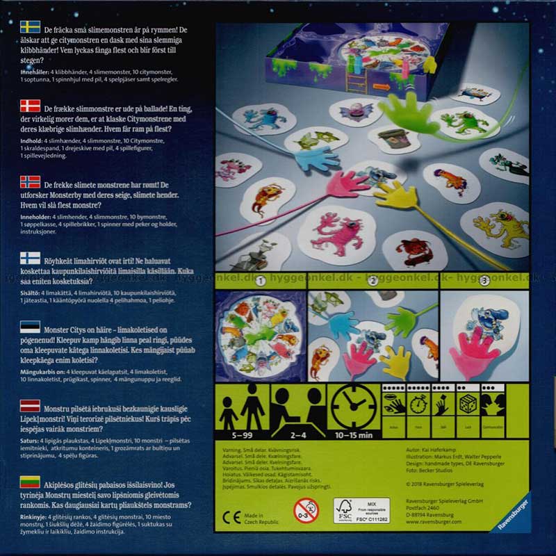 Društvena igra Lov na čudovišta Monster Slap Ravensburger 21368 - pogled 4