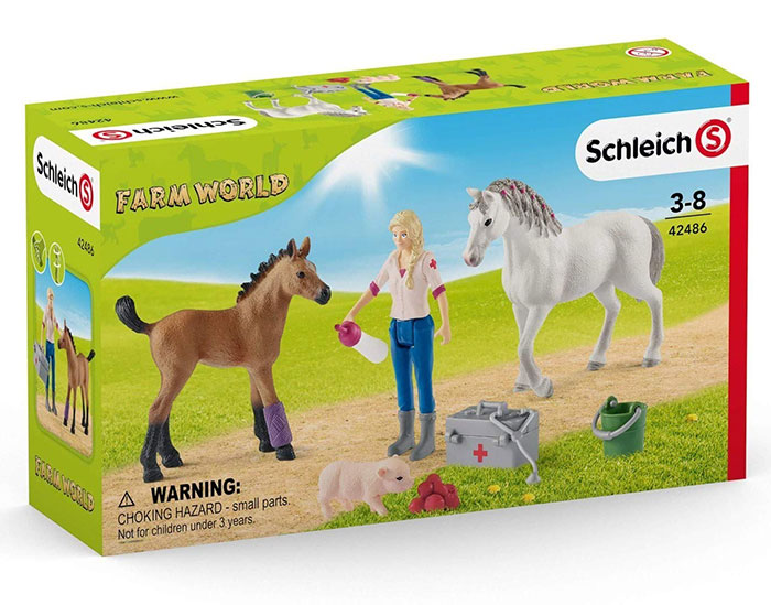 Schleich Figure Konji - Veterinar u obilasku konja 42486 - pogled 4
