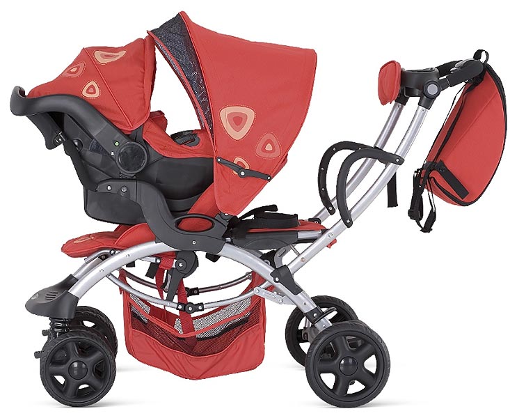 Chipolino duo kolica Euphoria red - pogled 4