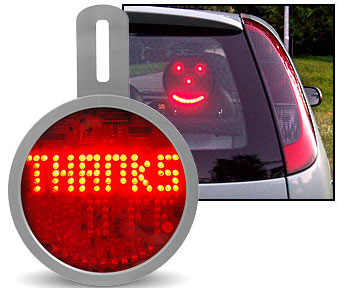 Svetleći znak - Pokazivač emocija za automobil - pogled 4