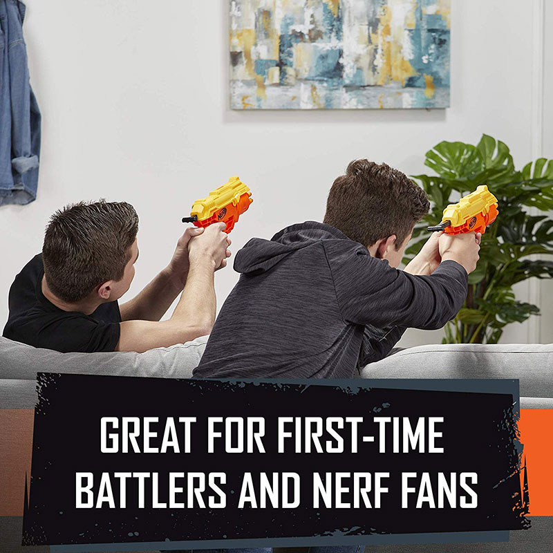 NERF Oružje sa municijom Pištolj Alpha Strike COBRA RC 6 DUAL Blaster Set 26 delova E7565 - pogled 4