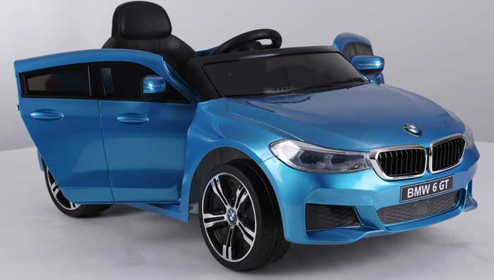 Dečiji automobil na akumulator BMW 6 GT Plavi - pogled 4