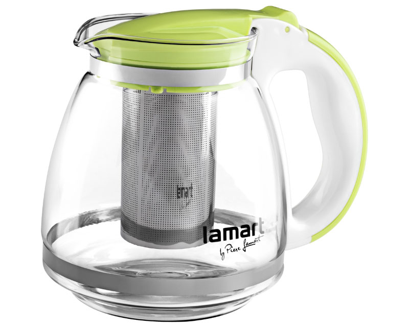Stakleni Čajnik Sa Filterom od Nerđajućeg Čelika Lamart LT7028 - pogled 4