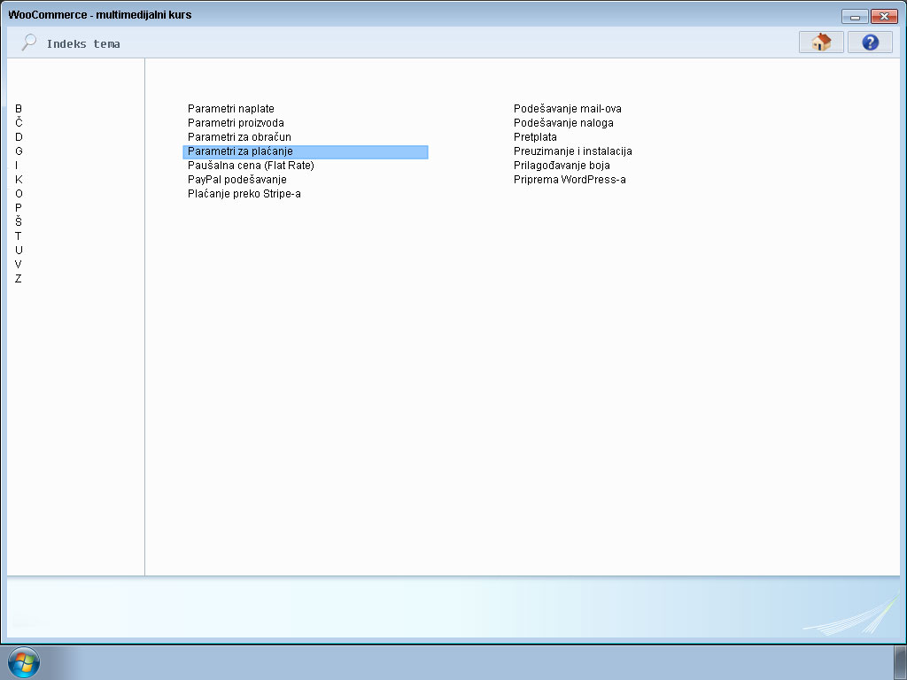 Multimedijalni kurs WooCommerce - pogled 4