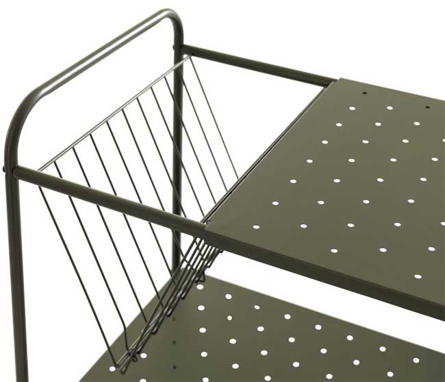 Pokretna polica sa točkićima Visio - pogled 4