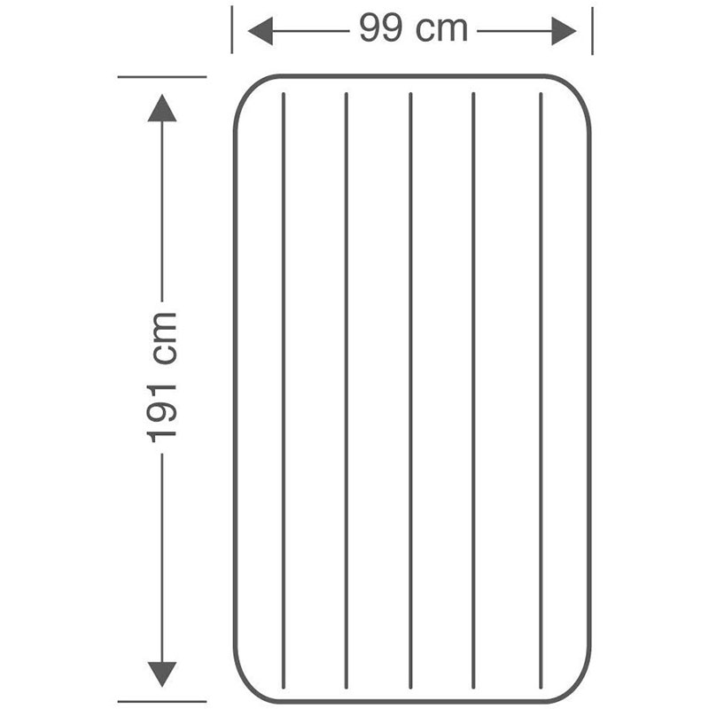 Intex Twin 64761 Dura-Beam Standard Downy Krevet Na Naduvavanje 99x191x25 cm Sa Nožnom Pumpom - pogled 4