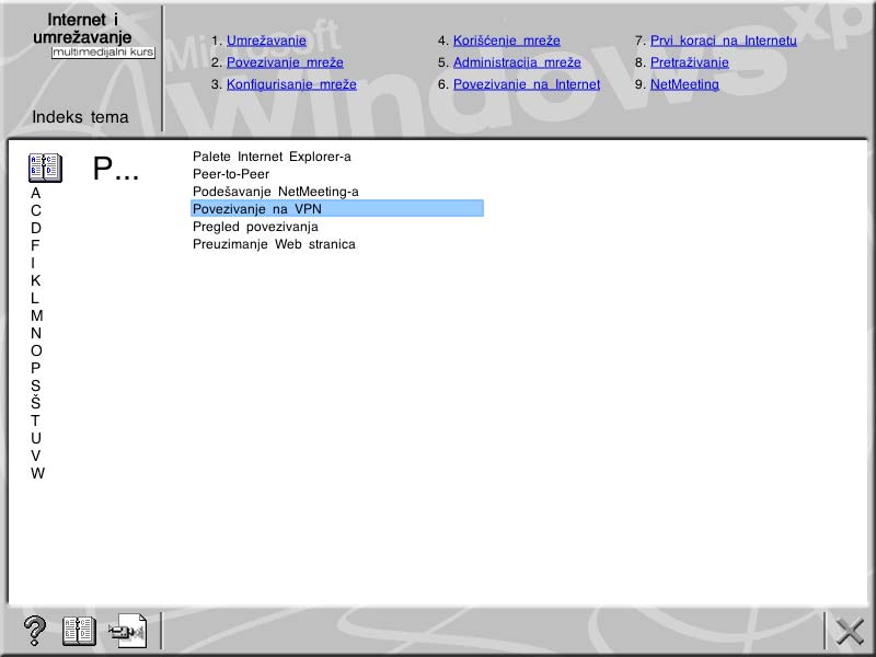 Multimedijalni kurs - WindowsXP - umrežavanje - pogled 4