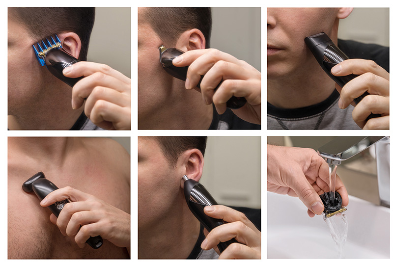 SENCOR Aparat za šišanje Trimer 12 nastavaka SHP 7411BK - pogled 4