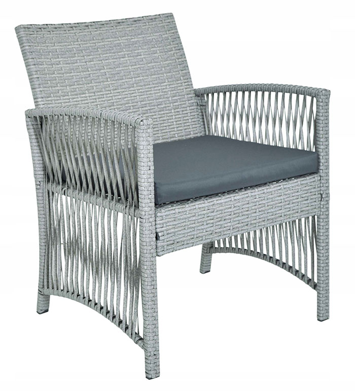 Baštenska Garnitura Cordoba20 - Siva - pogled 4