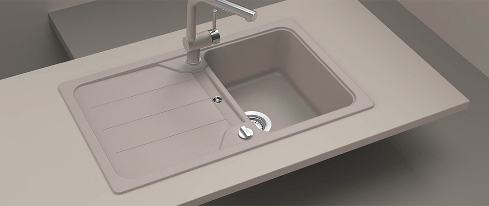 Formhaus granitna sudopera  D - 100 bela - pogled 4