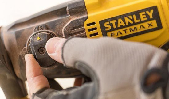 Stanley Fatmax aku-elektro pneumatski čekić bušilica FMCD900M1S - pogled 4