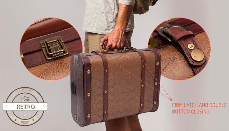 Gramofon u koferu Vintage Style Camry CR 1149 - pogled 4