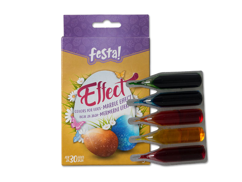 Komplet boja za uskršnja jaja sa specijalnim efektima - poklon Bamboo korpa - pogled 4