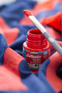 PEBEO Setacolor - Suede Effect - Pokrivna boja za tekstil 45ml PETROLEJ ZELENA 664713 - pogled 4