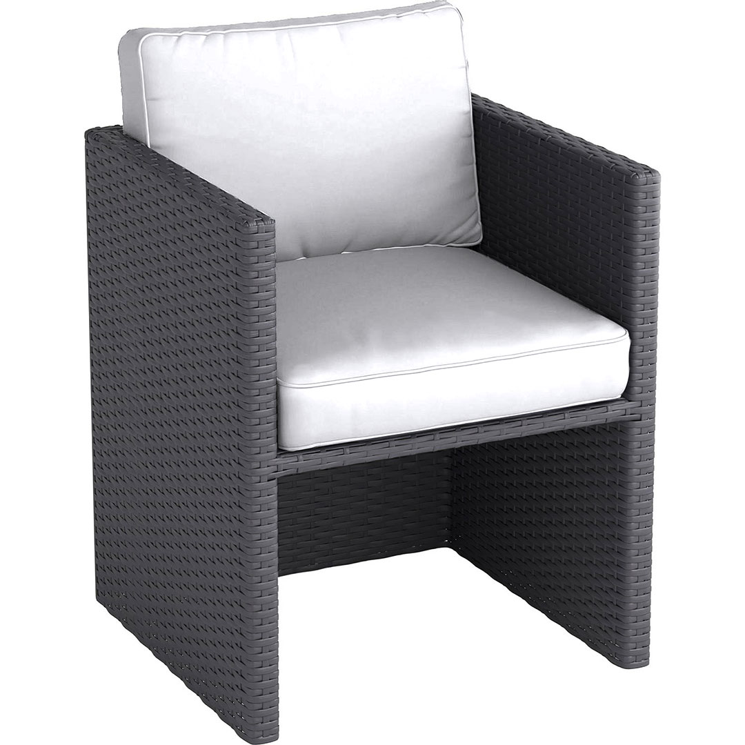 5 u 1 Složiva Baštenska Garnitura Tenor Black Za 4 Osobe - pogled 4