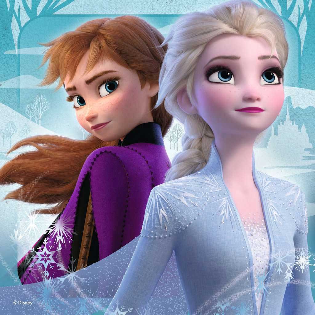 Puzzle 3u1 Disney Frozen II  25/36/49 delova Ravensburger 03033 - pogled 4