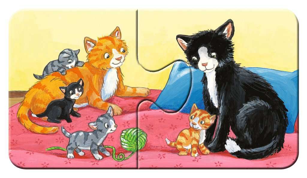 Puzzle za najmlađe Životinje porodično 9x2 dela My First Puzzles Ravensburger 05072 - pogled 4