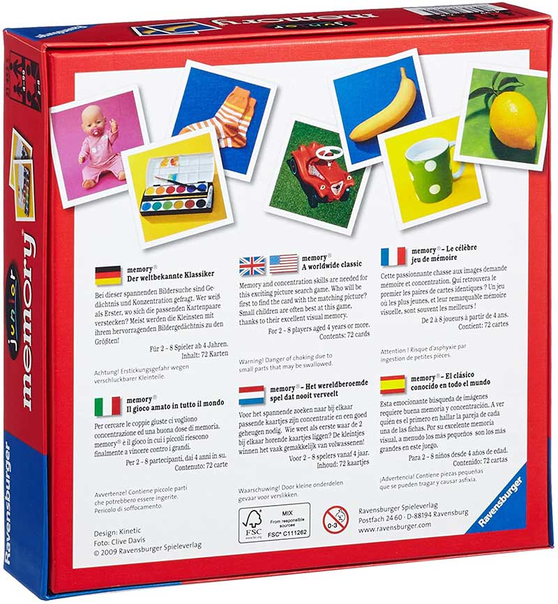 RAVENSBURGER Društvena igra Memorija - JUNIOR RA21452 - pogled 4